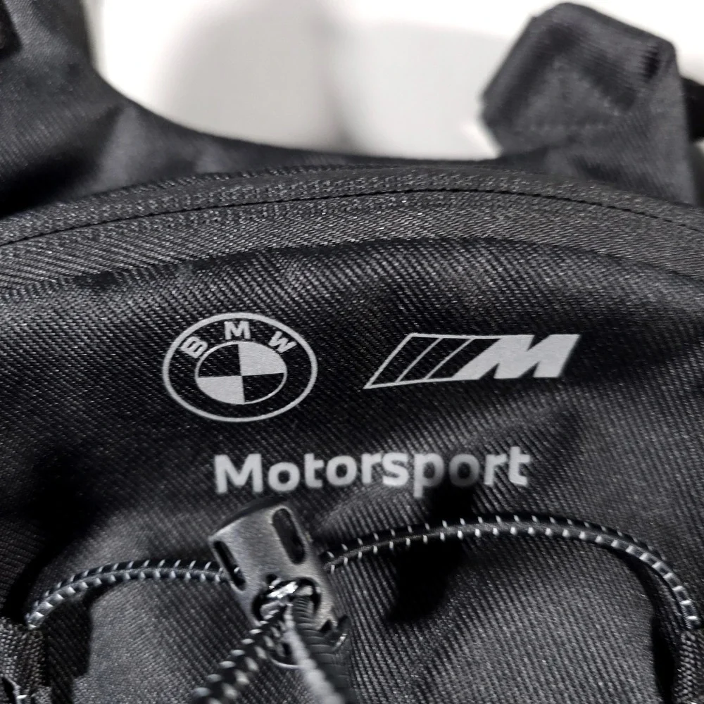 Puma BMW M Motorsport Crossbody Bag Mens OS Black Racing Shoulder Bag 090362-01